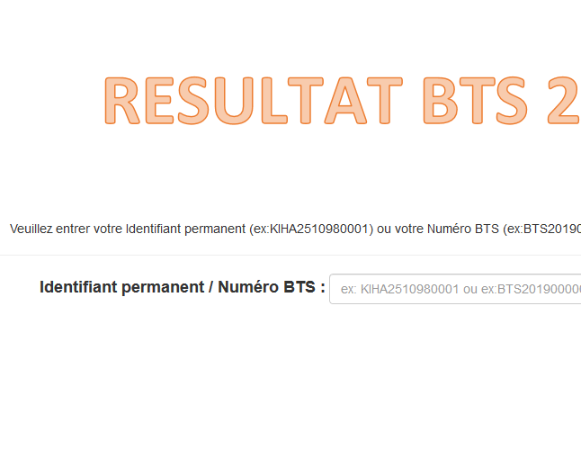 Résultat BTS 20242025 ci Réclamation BTS 2024 Côte d